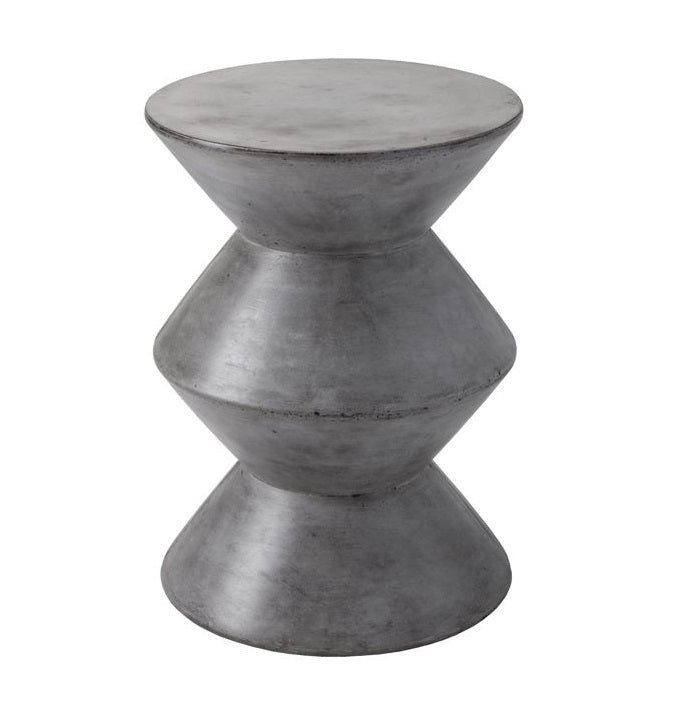 Union Sealed Concrete End Table - Anthracite Grey