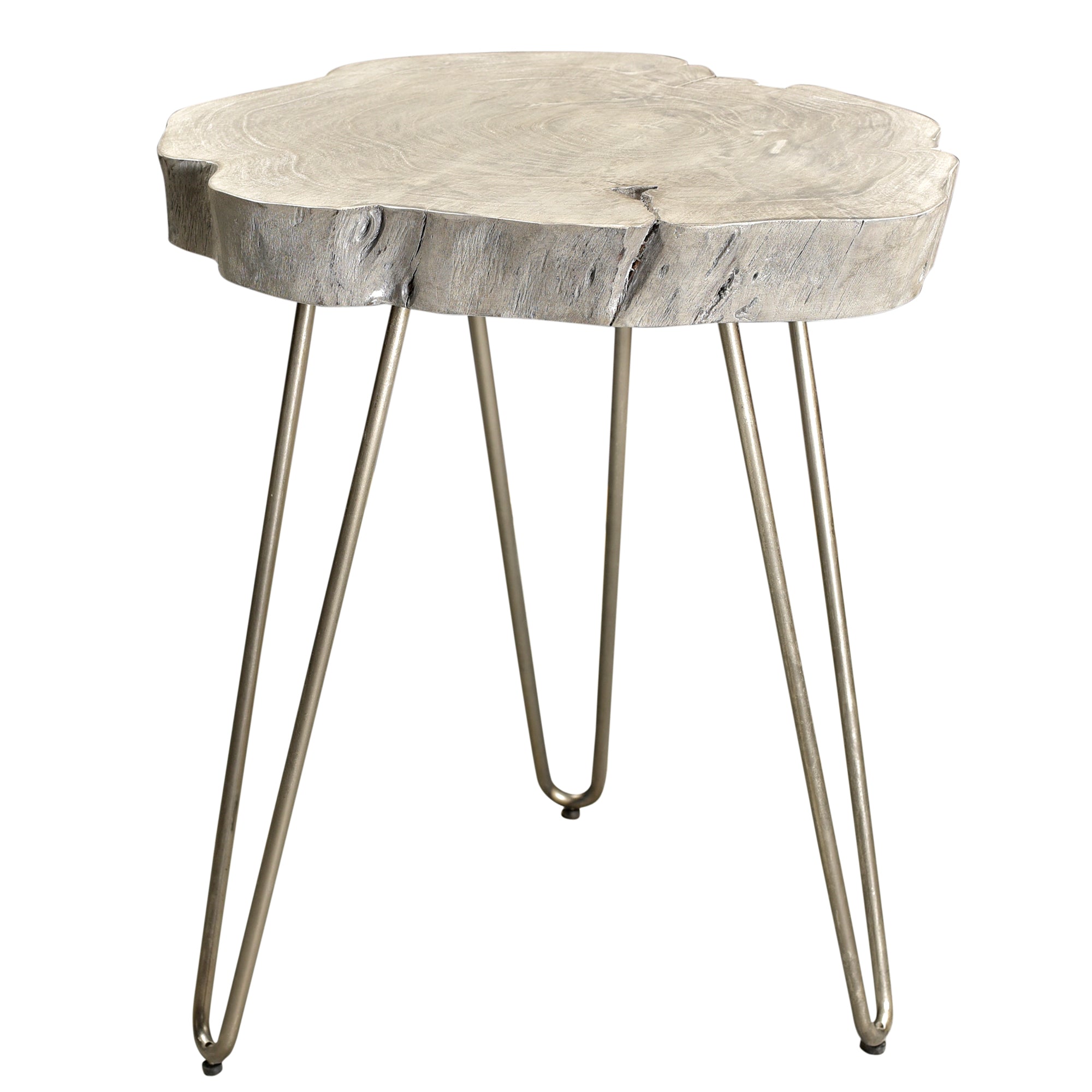 Nila Accent Table in Light Grey