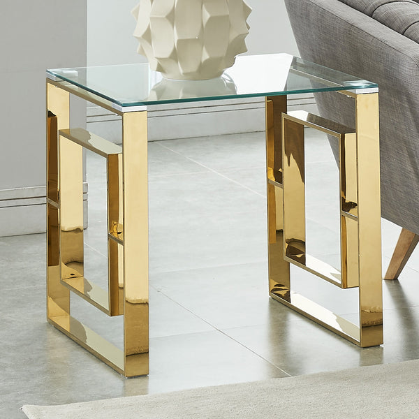 Eros Gold Accent Table