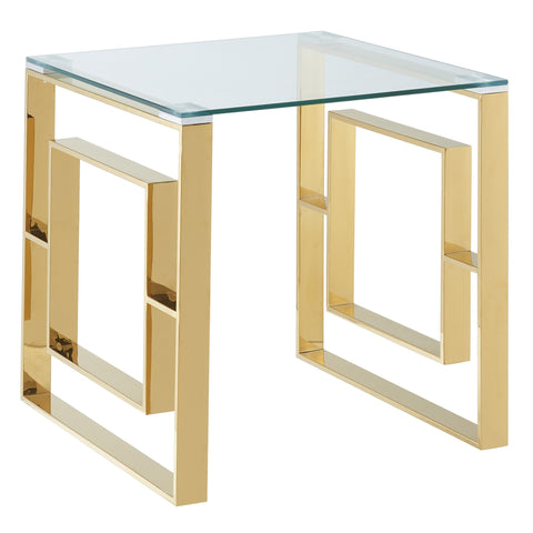 Eros Gold Accent Table