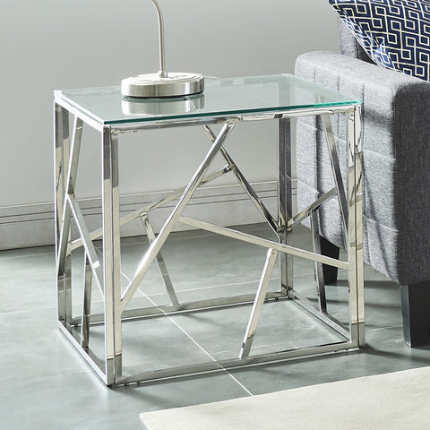 Juniper Glass Accent Table