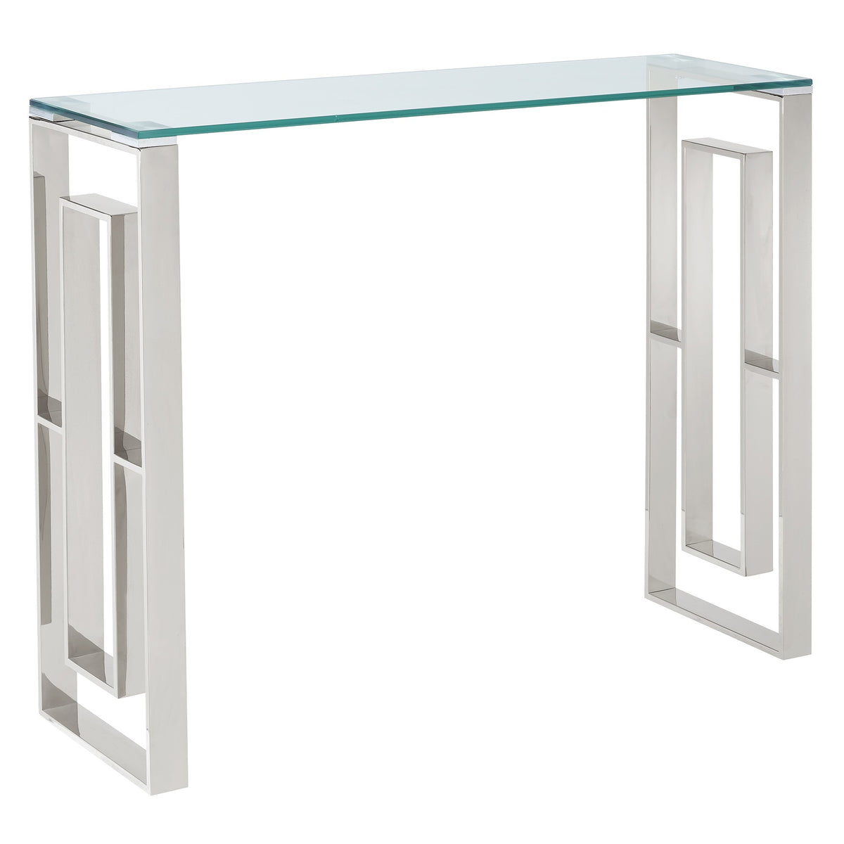 Eros Chrome Console Table