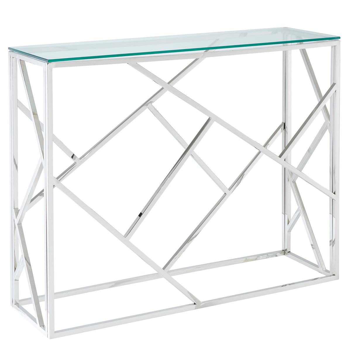 Juniper Glass Console Table