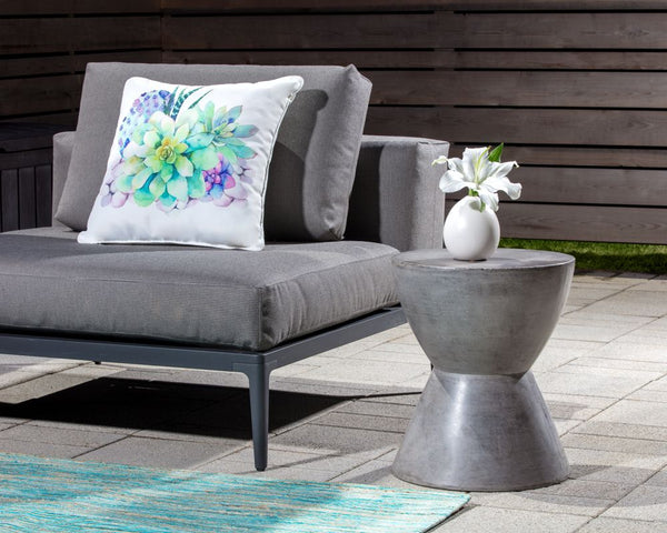 Logan End Table - Anthracite Grey