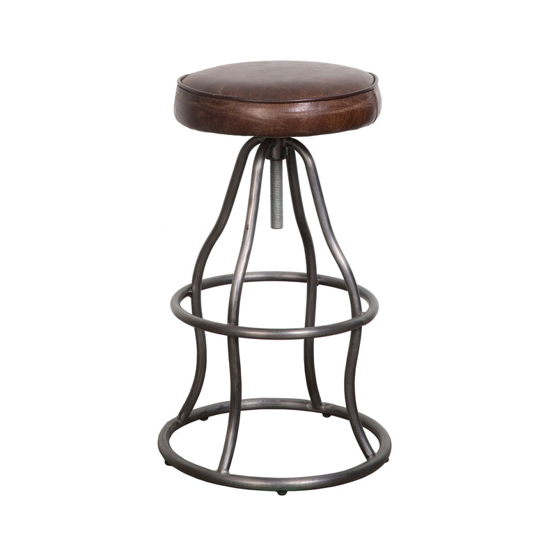 Bowie Bar Stool - Brown Leather