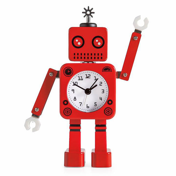 Robot Alarm Clock - Red