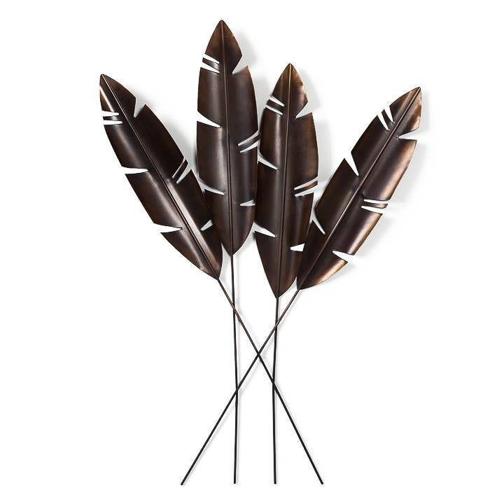 Banana Leaf Metal Wall Decor