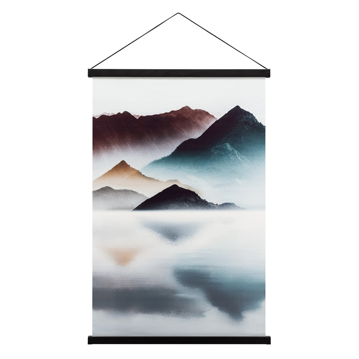 Miko Hanging Printed Canvas Rolled Wall Art - Mountains