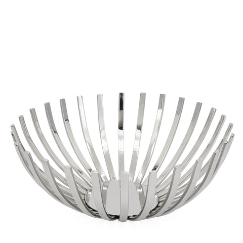 Flare Rib 12d" Stainless Steel Decor Bowl