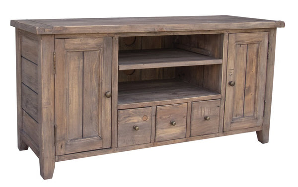 Sundried Reclaimed Pine TV Cabinet
