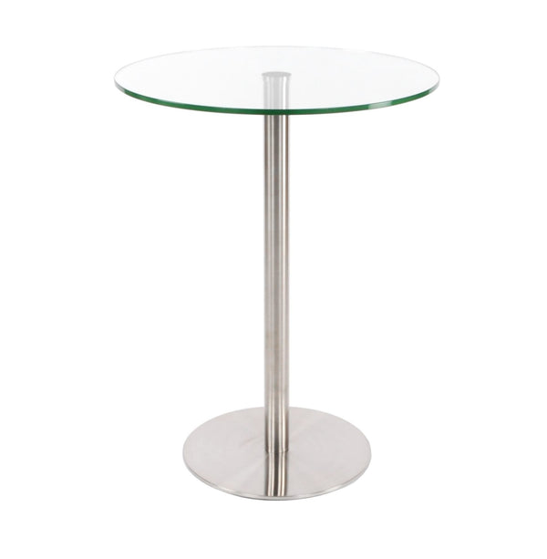 Aris 28" Glass Round Dining Table