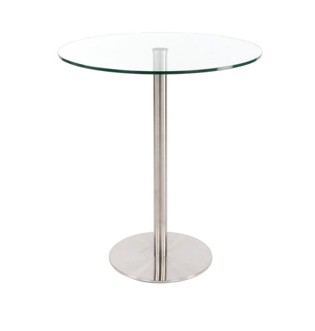 Aris 32" Glass Round Dining Table