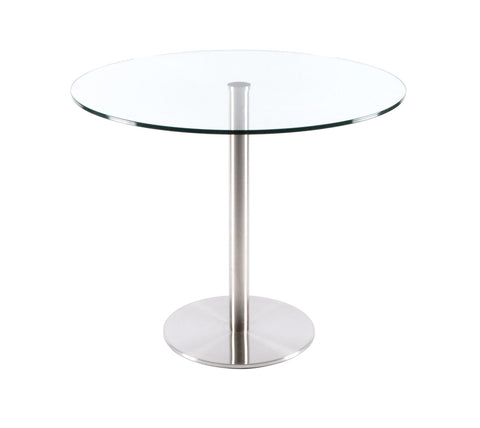 Aris 36" Glass Round Dining Table