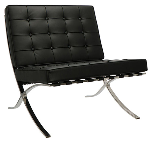 Barcelona Cross Chair - Black