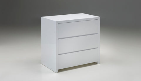 Blanche Half Dresser - High Gloss White