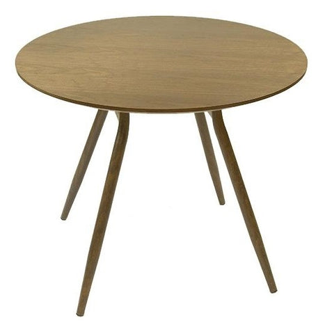 Caribou Round Walnut Dining Table