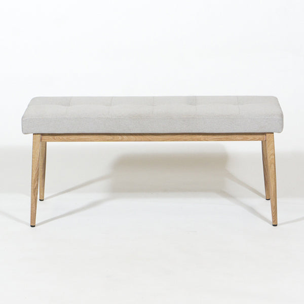 Carrie Bench - Dove/White Oak
