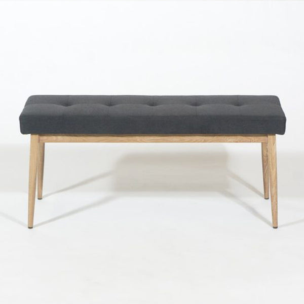 Carrie Bench - Graphite/White Oak