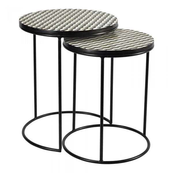 Optic Nesting Tables - Set of 2