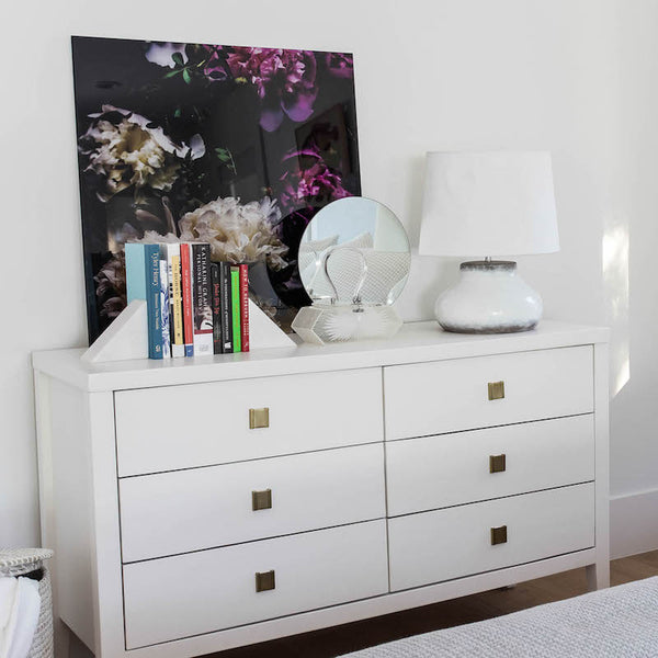 Katherine 6 Drawer Dresser - White