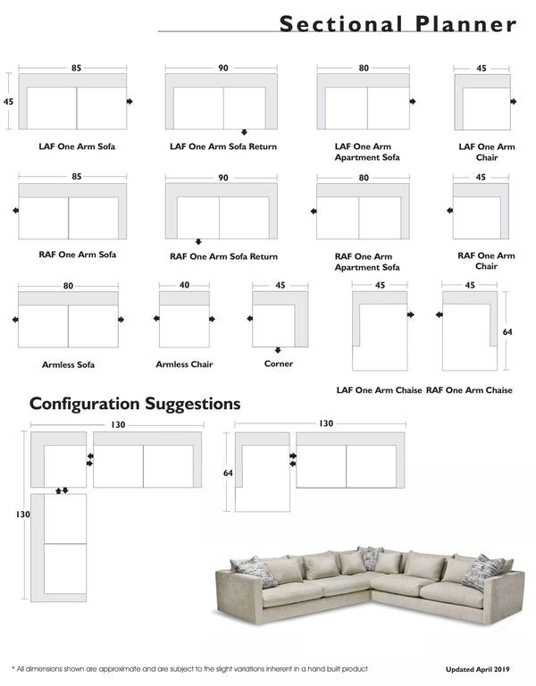 Sophia Condo Sectional - Custom Made