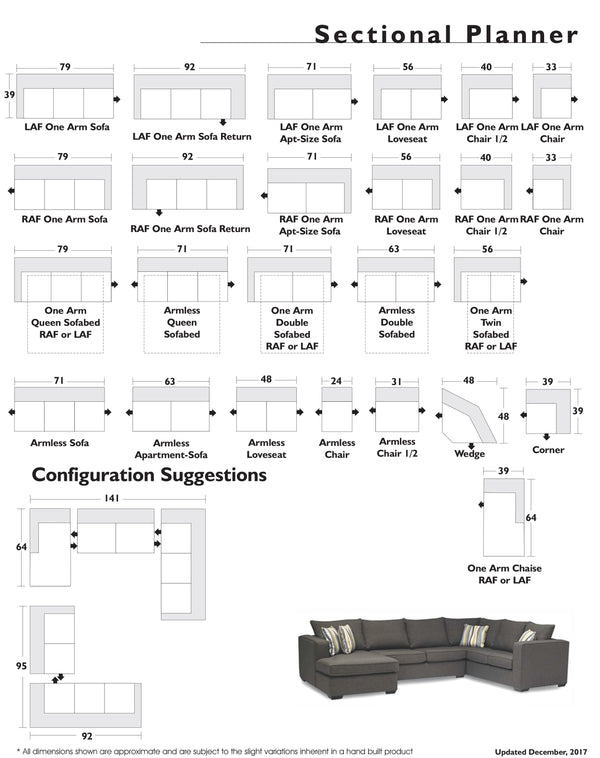 Bainbridge Apartment Sofa - Custom Made