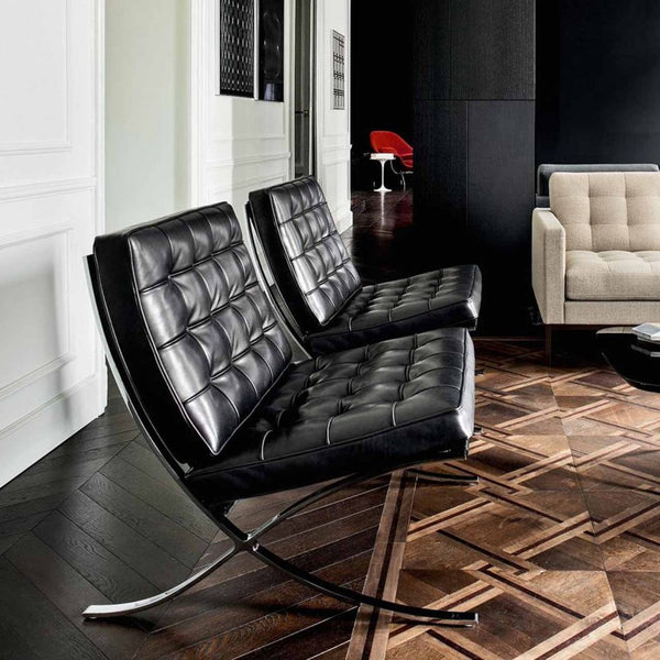 Barcelona Cross Chair - Black