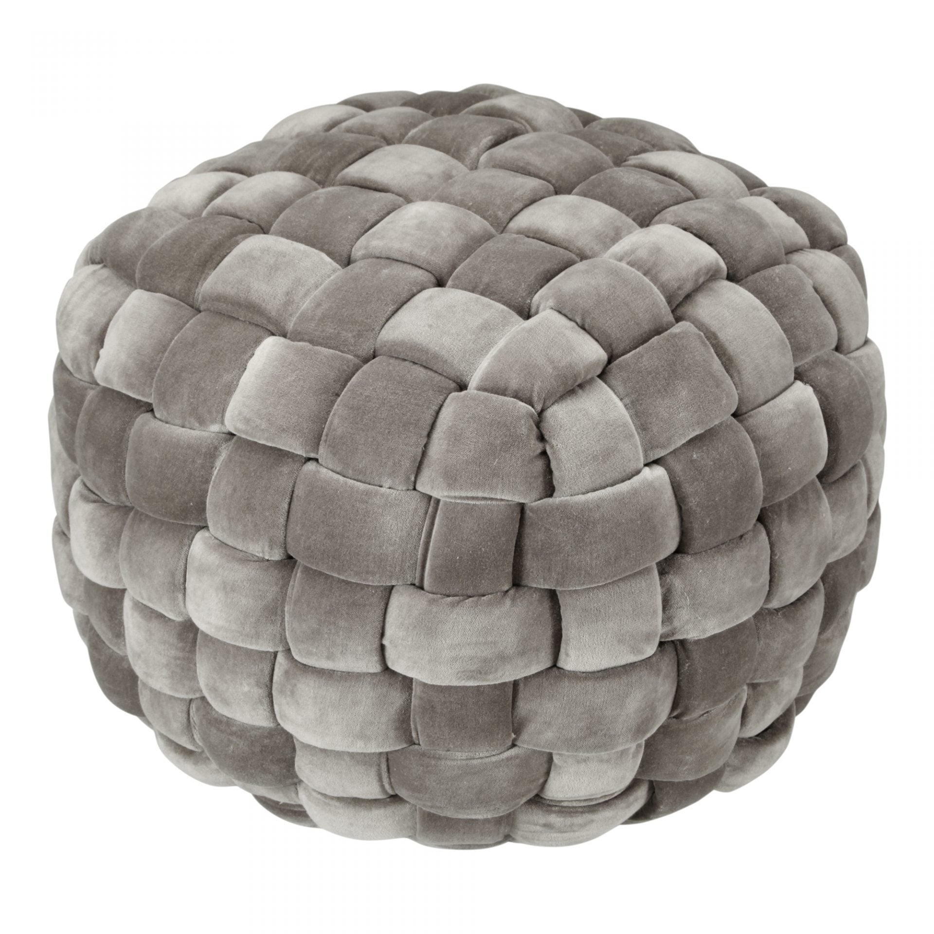 Jazzy Charcoal Pouf