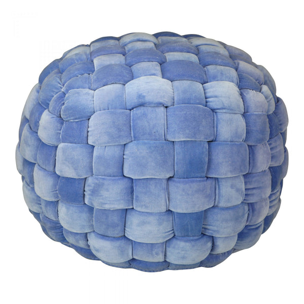 Jazzy Sky Blue Pouf