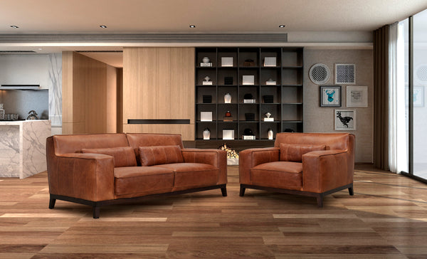 Erik Leather Sofa