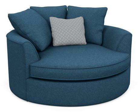 Robson Chair in Tony Indigo - Custom Made