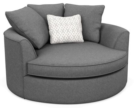 Robson Chair in Tony Charcoal - Custom Made