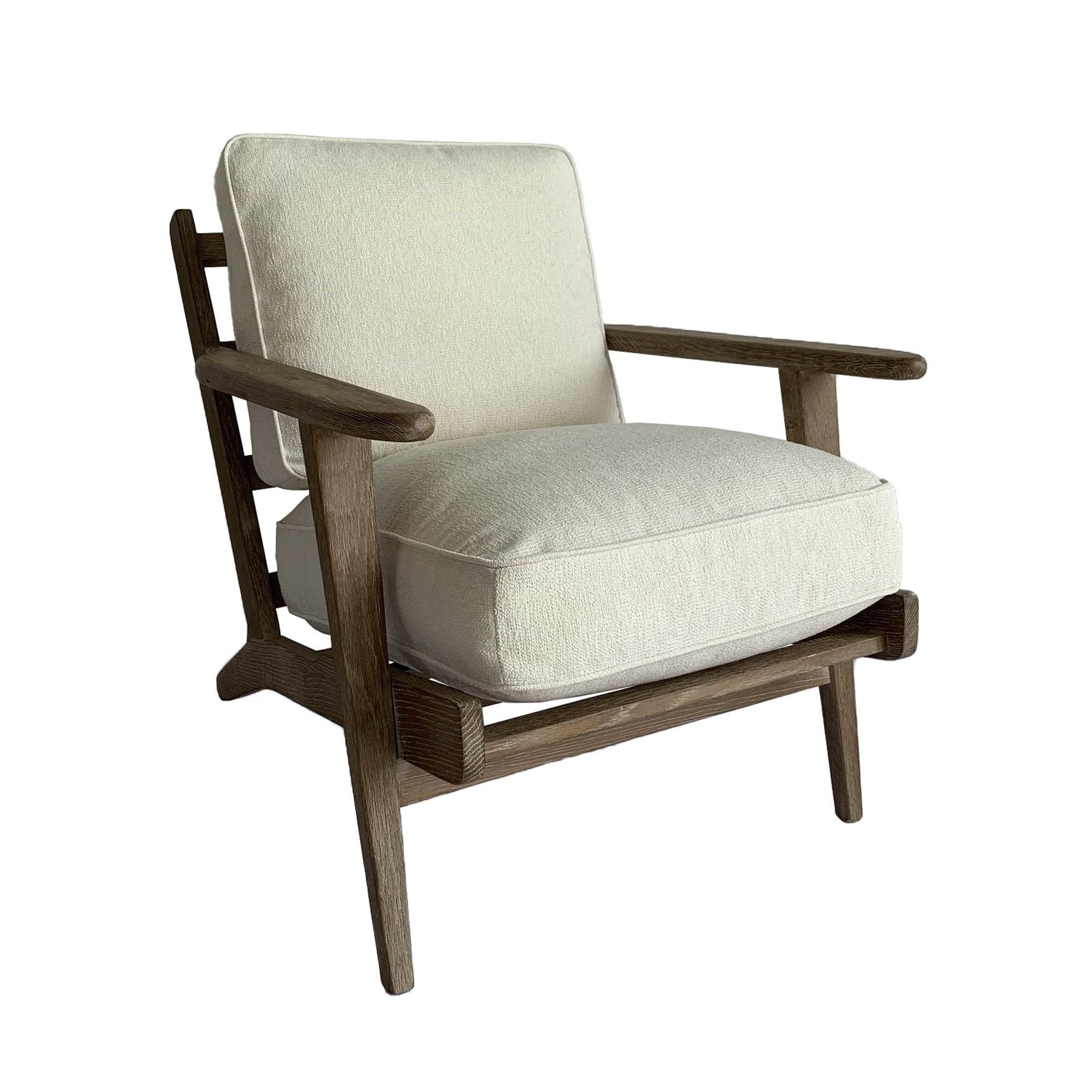 Plush Yale Lounge Chair - Performance White