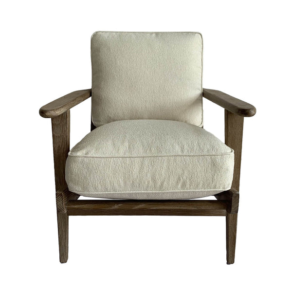 Plush Yale Lounge Chair - Performance White