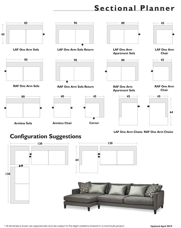 Manitoba Sectional Sofa - Custom Made