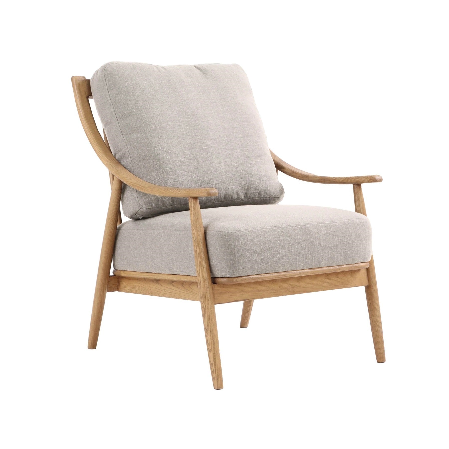 Kingsway Club Chair - Light Linen