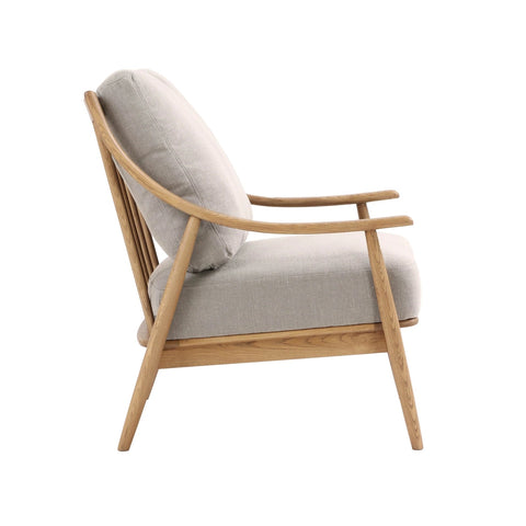 Kingsway Club Chair - Light Linen