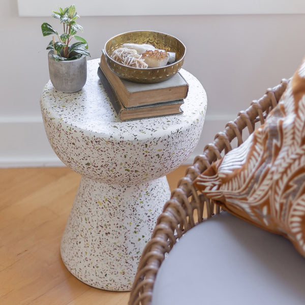 Terrazzo Concrete Stool