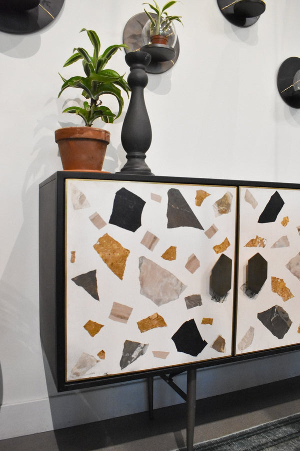 Terrazzo Sideboard - White Mosaic