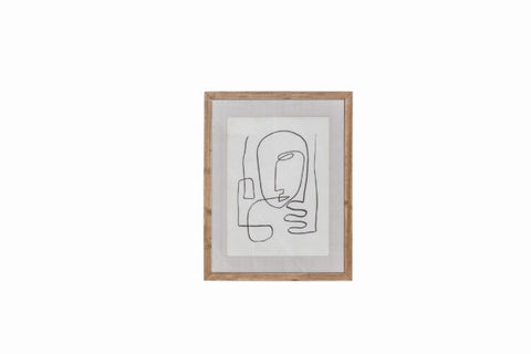 Homme Wall Decor - Natural Frame