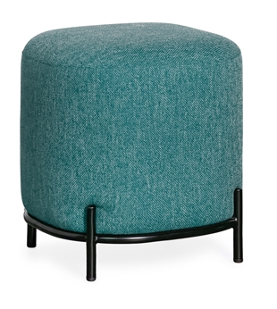 Pender Pin Leg Upholstered Stool - Blue
