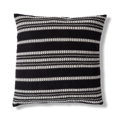 Barcelona Cushion- Black Stripe