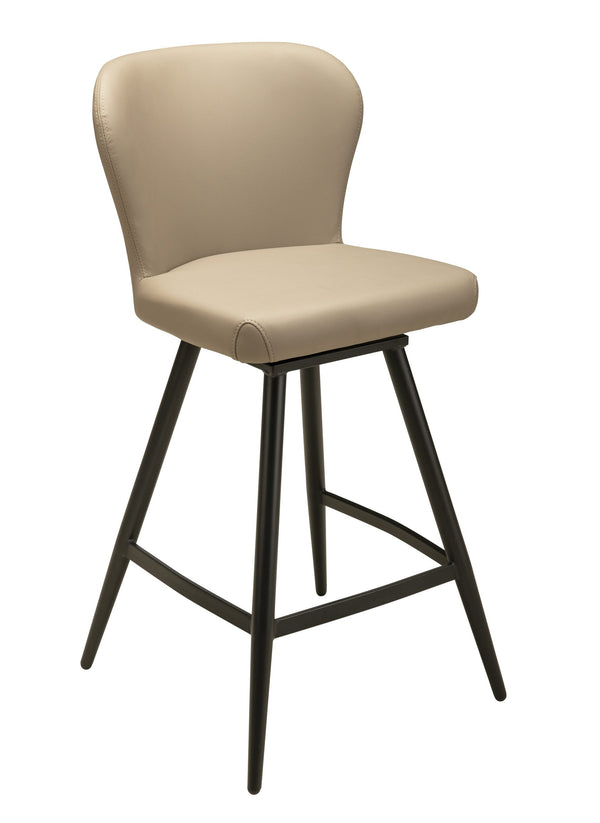 Janna Swivel Counter Stool - Lite Taupe