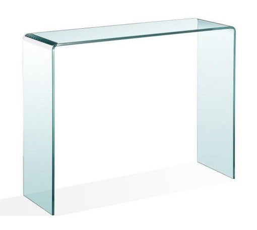 Curvo Glass Console Table