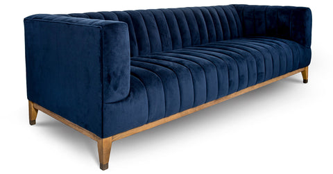 Jason Condo Sized Sofa – Ink Blue