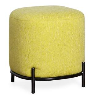 Pender Pin Leg Upholstered Stool - Green