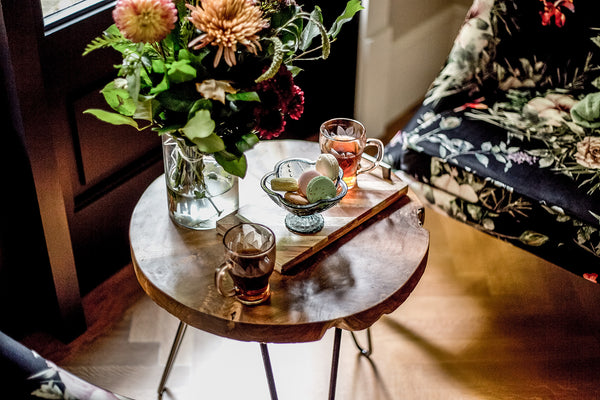 Natura Round Hairpin Side Table