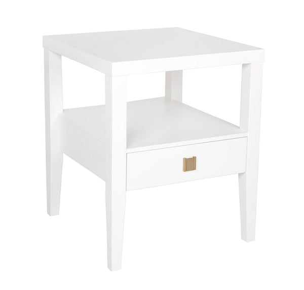 Katherine End Table - White