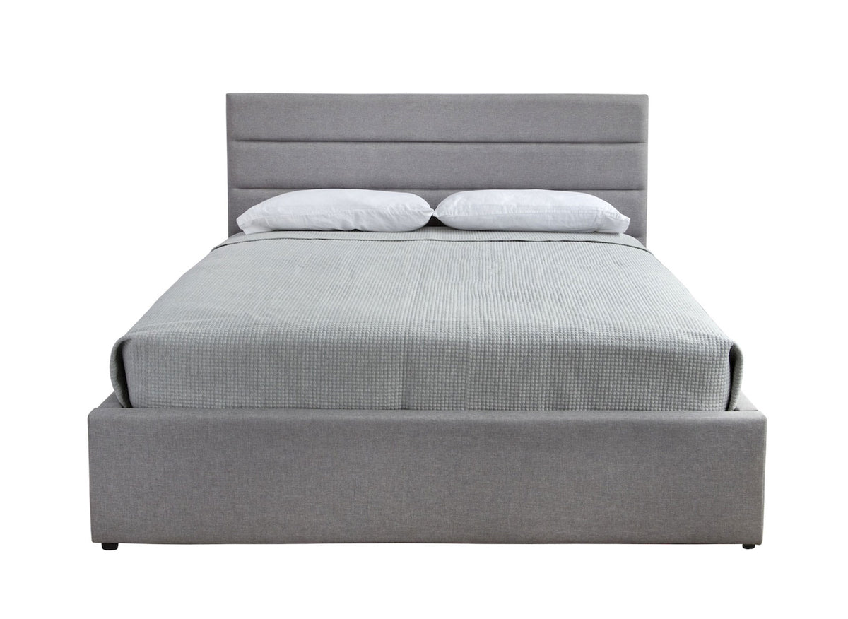 Danny Double Bed – Greige