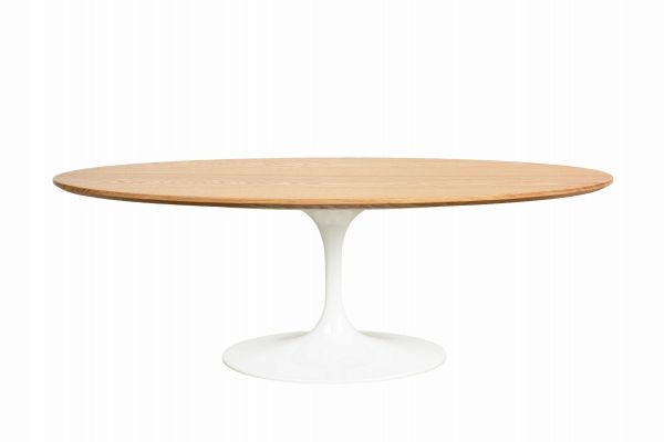 Trumpet Oval Coffee Table - Ash Veneer